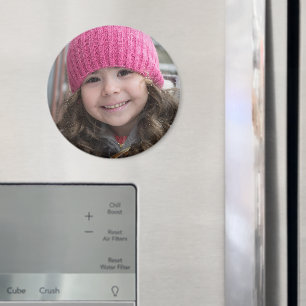 Aimant Modèle de photo des petits-enfants pour votre réfr