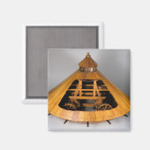Aimant Modèle de reconstruction du design de da Vinci (Recto/Verso)
