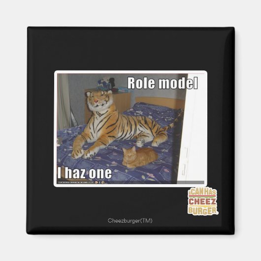 Aimant Modèle de rôle, j'en ai un (Devant)