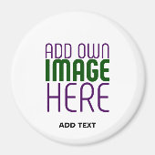 AIMANT MODÈLE DE TEXTE D'IMAGE BLANCHE SIMPLE MODERNE (Devant)