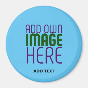 AIMANT MODÈLE DE TEXTE D'IMAGE BLEU SKY SWAG MODERNE MODI