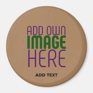 AIMANT MODÈLE DE TEXTE D'IMAGE BROWN SIMPLE MODERNE
