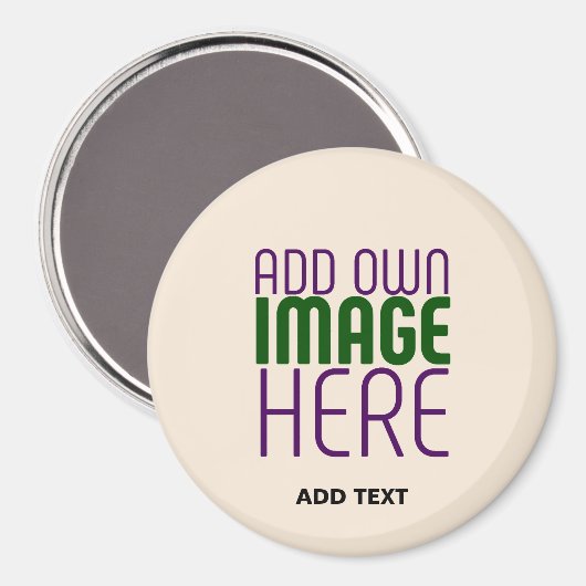 AIMANT MODÈLE DE TEXTE D'IMAGE NATURELLE SIMPLE ET MODERN (Recto/Verso)