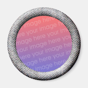 Aimant Modèle Denim (bordure de trame 3d)