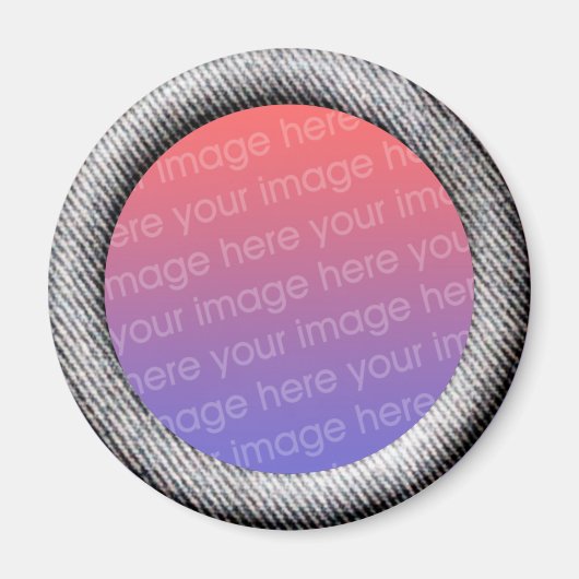 Aimant Modèle Denim (bordure de trame 3d) (Devant)