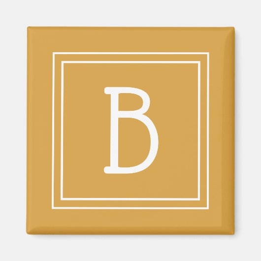 Aimant Modèle d'initiale de lettre à monogramme moderne j (Devant)