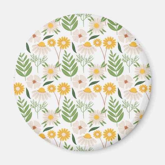 Aimant Modèle floral (Devant)