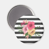 Aimant Modèle floral (Recto/Verso)