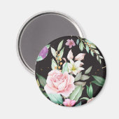 Aimant Modèle floral (Recto/Verso)