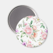 Aimant Modèle floral (Recto/Verso)