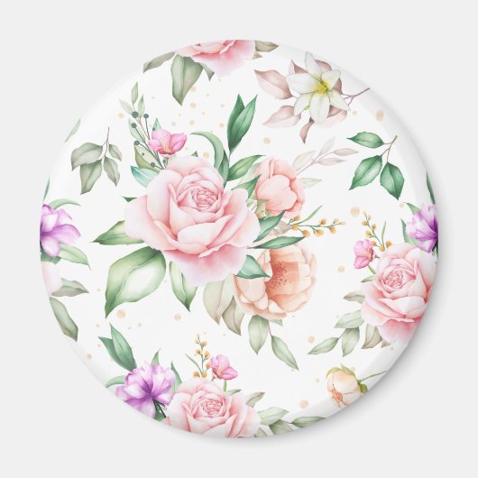 Aimant Modèle floral (Devant)