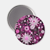 Aimant Modèle floral Valentine (Recto/Verso)