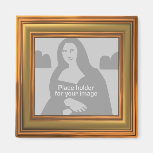 Aimant Modèle Gold Frame (Devant)