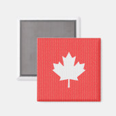 Aimant Modèle Knit Maple Leaf Tricot Motif (Recto/Verso)