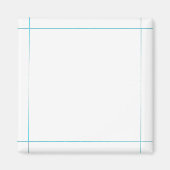 Aimant Modèle magnétique carré (Devant)