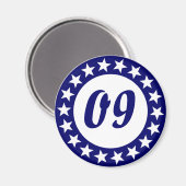 Aimant Modèle Nombre d'étoiles (Recto/Verso)