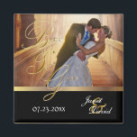 Aimant Modèle photo - Épouse et Mariage de chambre Keepsa<br><div class="desc">Mercredi, Favoriser les Magnets. Un mercredi Garder de la mariée et de la chambre prêt à être personnalisé. ⭐ Ce produit est entièrement personnalisable. Les graphiques et / ou le texte peuvent être ajoutés, supprimés, déplacés, redimensionnés, modifiés, tournés, etc... ⭐ (Assurez-vous de redimensionner ou de déplacer des graphiques si nécessaire...</div>