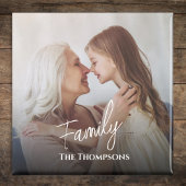 Aimant Modèle photo familial personnalisé