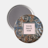 Aimant Modèle rond à rouleaux de cuivre (Recto/Verso)