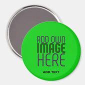 AIMANT MODÈLE TEXTE D'IMAGE VERTE MODERNE ÉDITABLE LIME (Recto/Verso)