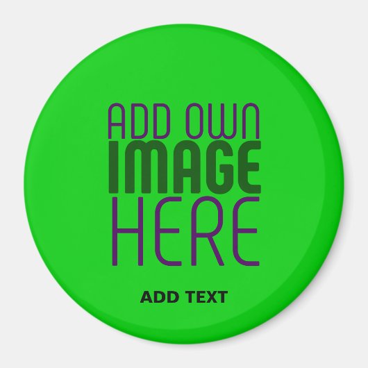 AIMANT MODÈLE TEXTE D'IMAGE VERTE MODERNE ÉDITABLE LIME (Devant)