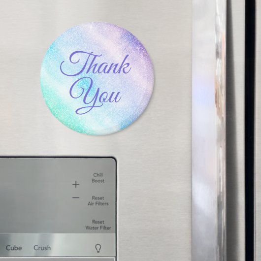 Aimant Modèle vitreux ombre Blue Purple Glitter (In situ (réfrigérateur))