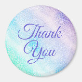 Aimant Modèle vitreux ombre Blue Purple Glitter (Devant)