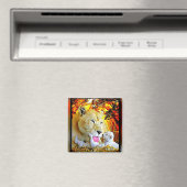 Aimant Modèles Big Cat : Lioness et Cubs 01 (In Situ (Lave-vaisselle))