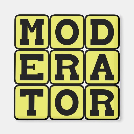 Aimant Modérateur, arbitre (Devant)