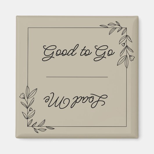 Aimant Modern Dishwasher Indicator (Devant)