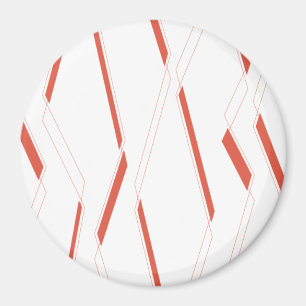 Aimant Modern, simple urban plant abstraction graphic art