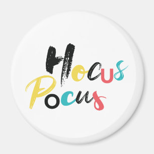 Aimant Moderne, coloré, amusant, cool, Hocus Pocus tendan