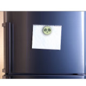 Aimant Moderne Cute Panda Face Vert clair