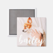 Aimant Moderne Jouer Simple Élégant Chic Photo Pet (Recto/Verso)