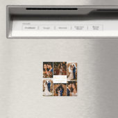 Aimant moderne merci 6 photos collage or mariage (In Situ (Lave-vaisselle))