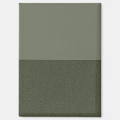 Aimant moderne personnalisé - Moss Green Duo Layer (Recto)