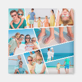 Aimant Moderne Simple Amusement Personnalisé 9 Images Col (Devant)