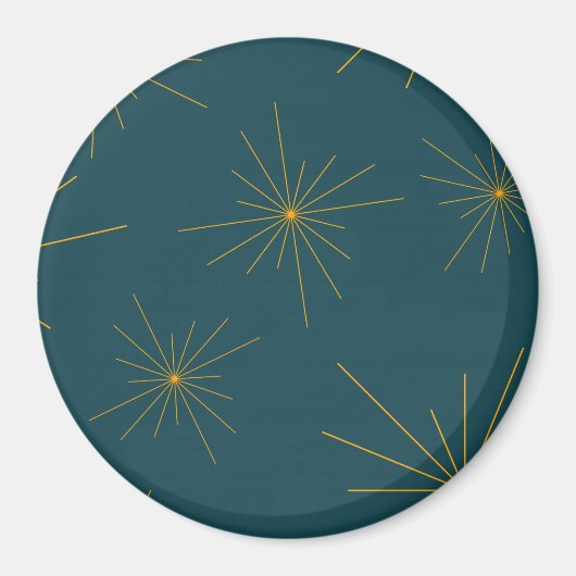 Aimant Moderne, simple, cool, abstraction lumière tendanc (Devant)