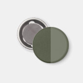 Aimant Moderne Vert Mousse Bi-Ton – Personnalisabl (Recto/Verso)
