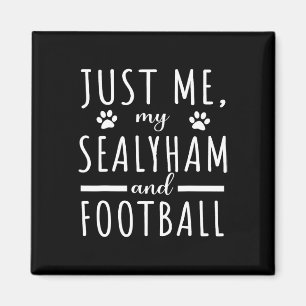 Aimant Moi Ma Sealyham Et Maman De Football Drôle De Chie