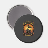 Aimant Moi-même je suis une sorcière d'Halloween étrange  (Recto/Verso)