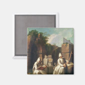 Aimant Moines carthusiens en méditation (Recto/Verso)