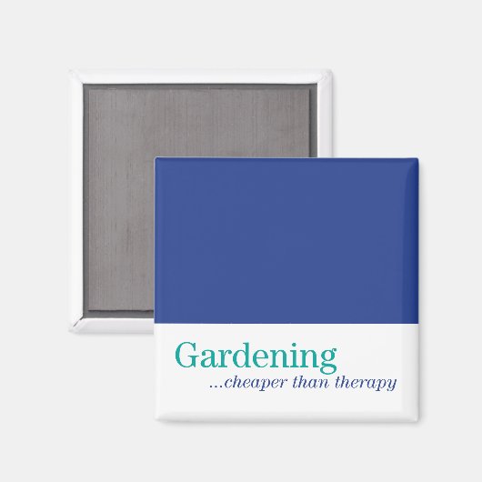 Aimant Moins cher que la thérapie (Recto/Verso)