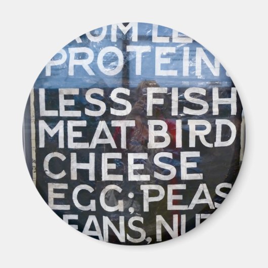 Aimant Moins De Passion De Moins De Protéine (Devant)