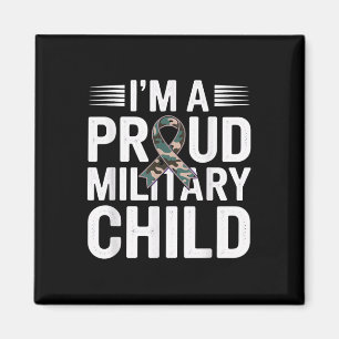 Aimant Mois Costume Militaire Enfant Je Suis Fier Chi Mil