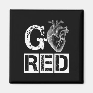 Aimant Mois de la santé Février American Heart Health