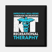 Aimant Mois de la thérapie récréative (Devant)