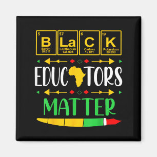 Aimant Mois de l'histoire des éducateurs noirs Afrique