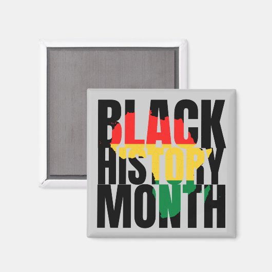 Aimant Mois de l'histoire des Noirs (Recto/Verso)