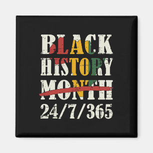 Aimant Mois De L'Histoire Des Noirs 247365 Avec Drapeau C